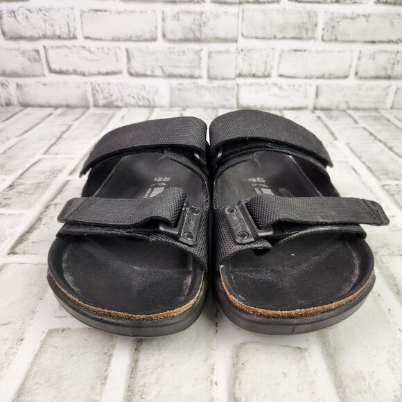Birkenstock Atacama Mens Sz 10 EU 43 Black Outdoor Trail Sandal Futura Birkoflor - Picture 2 of 11